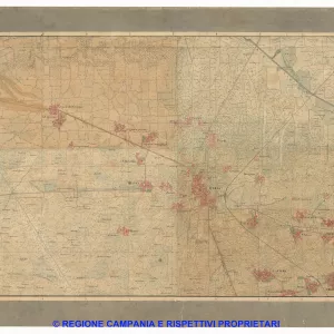 Carta dei dintorni di Napoli, Reale Officio Topografico Antonio Valmagini 