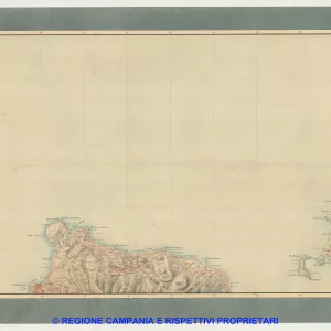 Carta dei dintorni di Napoli, Reale Officio Topografico Antonio Valmagini 
