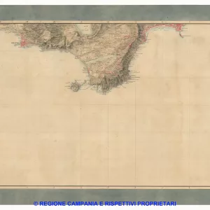 Carta dei dintorni di Napoli, Reale Officio Topografico Antonio Valmagini 