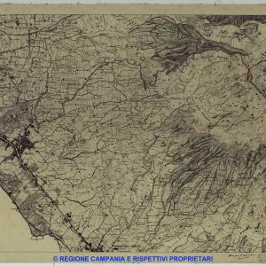 Carta Topografica del Monte Vesuvio