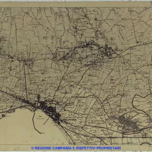 Carta Topografica del Monte Vesuvio