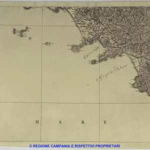 Atlante del Regno di Napoli ridotto in VI fogli da Giovanni Antonio Rizzi Zannoni geografo di sua maestà