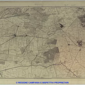 Carta Topografica ed Idografica dei contorni di Napoli 