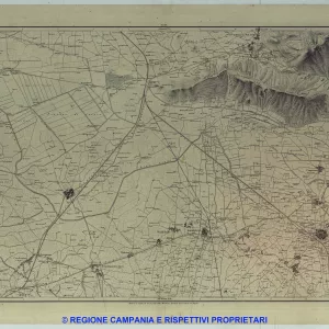 Carta Topografica ed Idografica dei contorni di Napoli 