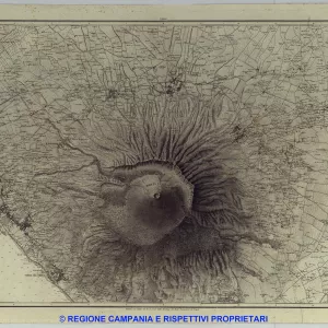 Carta Topografica ed Idografica dei contorni di Napoli 