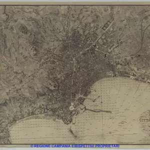 Pianta della città di Napoli e de' suoi contorni