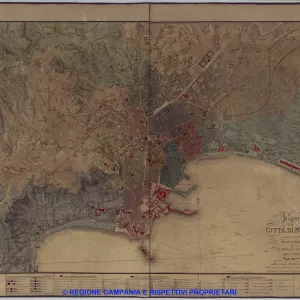Pianta della città di Napoli e de' suoi contorni